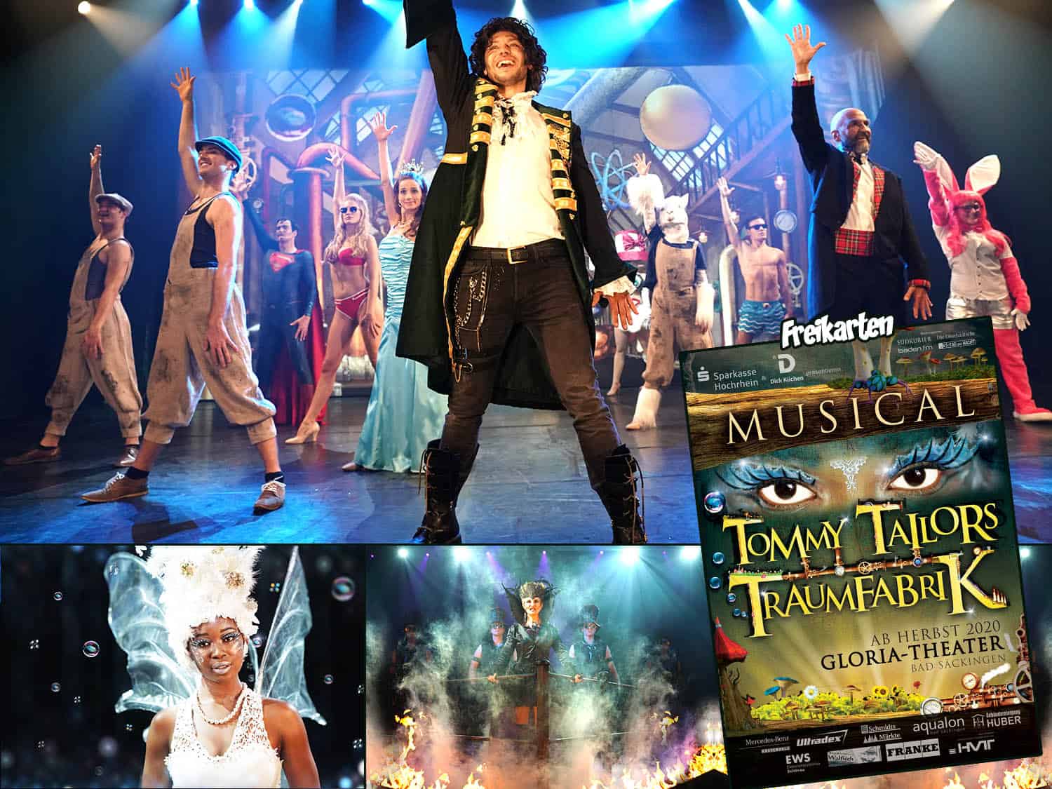 Freikarten für Tommy Tailors Traumfabrik - Das Musical im Gloria-Theater Bad Säckingen 18 verlosung