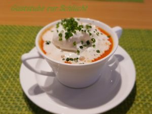 Tomatencreme Suppe Gaststube zur Schluecht 300x225