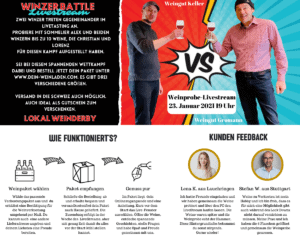 2. WinzerBattle Keller vs Gromann - GRATIS dabei sein! 1 Winzerbattle Lorenz Keller 2