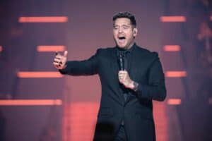 Michael Bublé sorgt im Hallenstadion Zürich für mega Stimmung 3 michael buble zuerich 2023 credits johannes kirchherr partyamigo.de 044