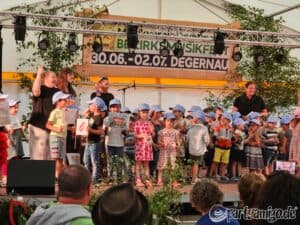 Musikverein Degernau feiert 100 Jahre mit erfolgreichem Jubiläumsfest 9 amichael degernau bezirksmusikfest freitag 20230630 003