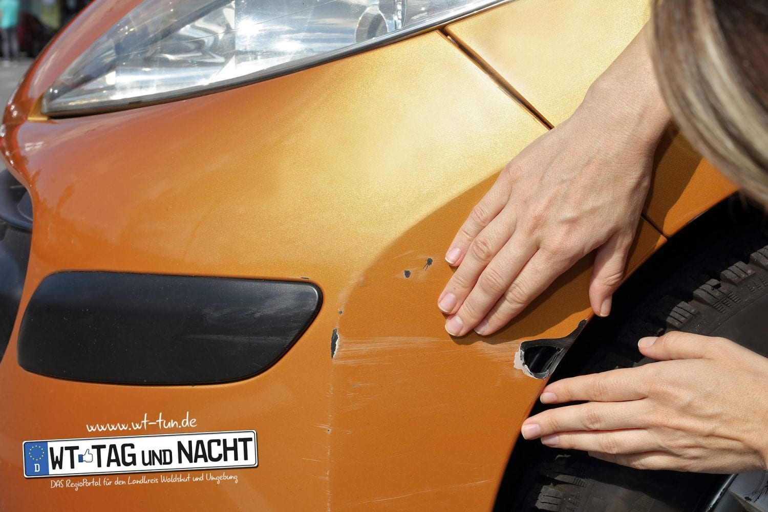 Einbrüche, davon einer mit Sachbeschädigung durch "Graffiti", Sachbeschädigungen an Autos – Zeugenhinweise erbeten. 6 unfallflucht