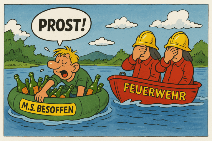 Archiv 20 Besoffen auf dem See