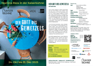 GOTT DES GEMETZELS Kaiserbuehne 20 Vorstellungen Okt bis Dez 25