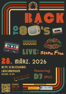 Back to 80s Party Plakat