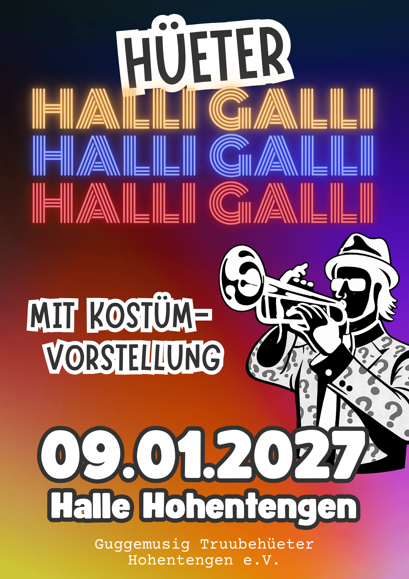 Save the Date Halli Galli 2027