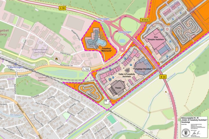 Exklusiv: Outlet- & Freizeitcity Hochrhein kommt und wir sind dabei! 1 bebauungsplan clean